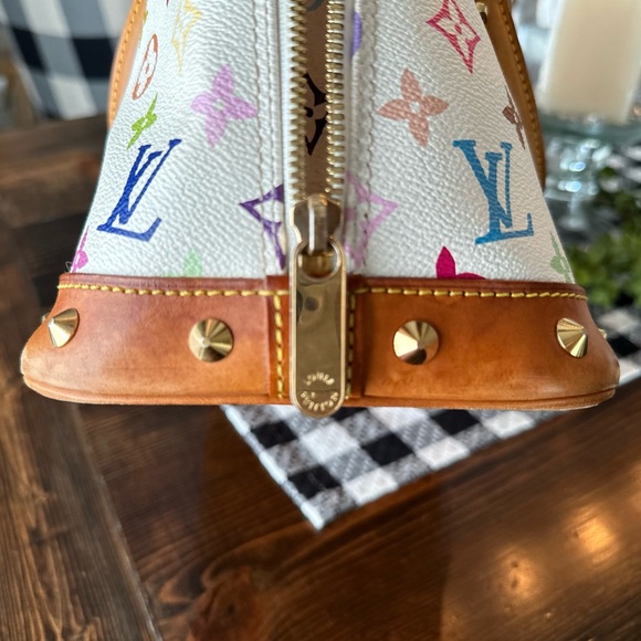 Louis Vuitton Takashi Murakami White Monogram Multicolore Alma - Picture 9 of 17